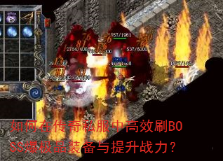 ����ڴ���˽���и�ЧˢBOSS����Ʒװ��������ս����