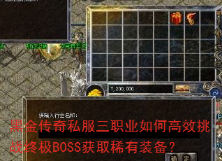 �ڽ���˽����ְҵ��θ�Ч��ս�ռ�BOSS��ȡϡ��װ����