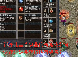 �¿�������ְҵ������Ϸ��ο�����������ȡϡ��װ����