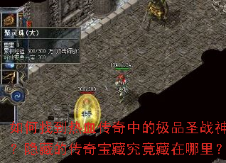 ����ҵ���Ѫ�����еļ�Ʒʥս���������صĴ��汦�ؾ����������