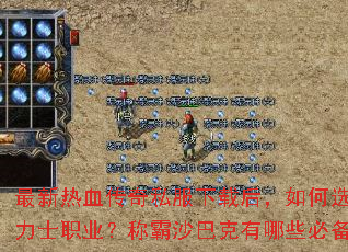 ������Ѫ����˽�����غ����ѡ����ǿ��ʿְҵ���ư�ɳ�Ϳ�����Щ�ر��ؼ���