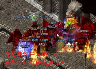 ������Ϸ�д�Сboss���������ʲô���ɣ�