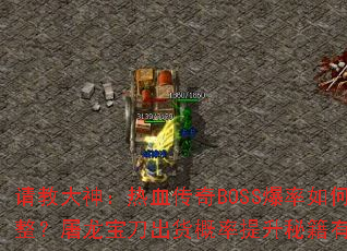 请教大神:热血传奇BOSS爆率如何调整?屠龙宝刀出货概率提升秘籍有哪些? 请教大神:热血传奇BOSS爆率如何调整?屠龙宝刀出货概率提升秘籍有哪些?