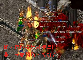如何快速提升魔神单职业月卡服的角色等级? 如何快速提升魔神单职业月卡服的角色等级?