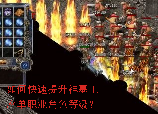 如何快速提升神墓王座单职业角色等级? 如何快速提升神墓王座单职业角色等级?