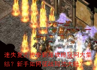 迷失复古传奇新服攻略疑问大集结?新手如何征战玛法大陆? 迷失复古传奇新服攻略疑问大集结?新手如何征战玛法大陆?