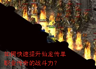 如何快速提升仙龙传单职业传奇的战斗力? 如何快速提升仙龙传单职业传奇的战斗力?