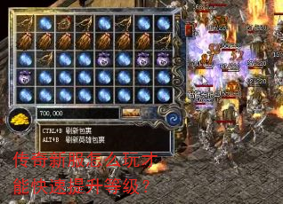 传奇新服怎么玩才能快速提升等级? 传奇新服怎么玩才能快速提升等级?