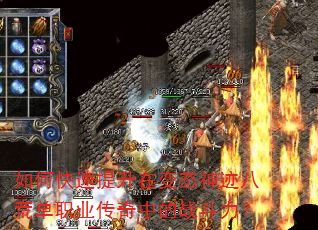 如何快速提升在变态神迹八荒单职业传奇中的战斗力? 如何快速提升在变态神迹八荒单职业传奇中的战斗力?