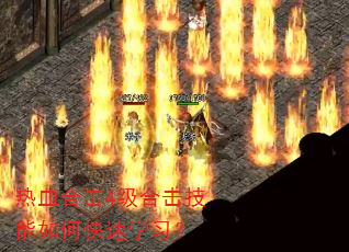 热血合击4级合击技能如何快速学习? 热血合击4级合击技能如何快速学习?