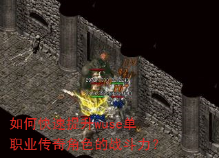 如何快速提升wuse单职业传奇角色的战斗力? 如何快速提升wuse单职业传奇角色的战斗力?