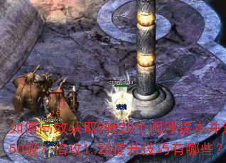 如何高效获取9转20个阎浮提木并达到250级?倍攻1.26提升技巧有哪些? 如何高效获取9转20个阎浮提木并达到250级?倍攻1.26提升技巧有哪些?
