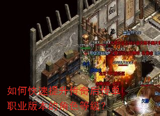 如何快速提升传奇后传单职业版本的角色等级? 如何快速提升传奇后传单职业版本的角色等级?
