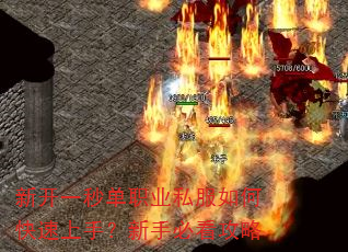 新开一秒单职业私服如何快速上手?新手必看攻略 新开一秒单职业私服如何快速上手?新手必看攻略