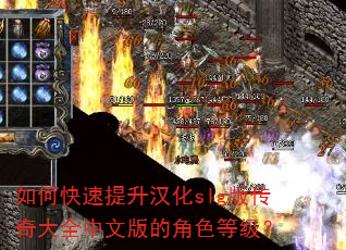 如何快速提升汉化slg版传奇大全中文版的角色等级? 如何快速提升汉化slg版传奇大全中文版的角色等级?