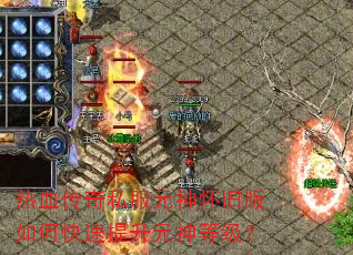 热血传奇私服元神怀旧版如何快速提升元神等级? 热血传奇私服元神怀旧版如何快速提升元神等级?