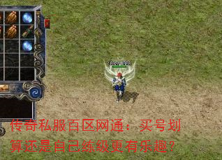 传奇私服百区网通:买号划算还是自己练级更有乐趣? 传奇私服百区网通:买号划算还是自己练级更有乐趣?