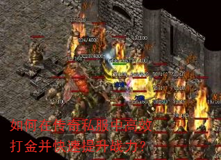 如何在传奇私服中高效打金并快速提升战力? 如何在传奇私服中高效打金并快速提升战力?