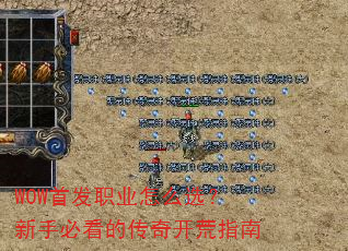 WOW首发职业怎么选?新手必看的传奇开荒指南 WOW首发职业怎么选?新手必看的传奇开荒指南