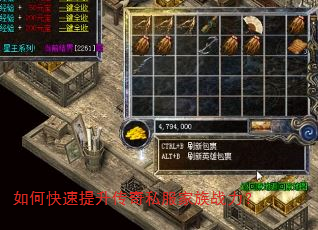 如何快速提升传奇私服家族战力? 如何快速提升传奇私服家族战力?